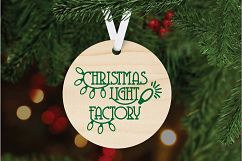 Christmas SVG Cut File - Christmas Light Factory SVG DXF PNG Product Image 7