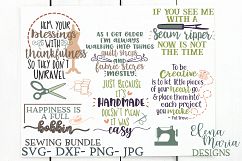 Sewing SVG Bundle, Creative SVG Files, Fabric Svg, Quilting  Product Image 1