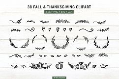 Fall, Autumn &amp; Thanksgiving quotes &amp; clipart SVG, PNG bundle Product Image 6