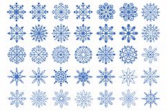 Christmas fantasy. Set snowflakes. Product Image 2