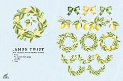 Lemon Twist Graphic Illustrations and patterns Product Image 5