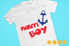 nauti-boy cutting files svg, dxf, pdf, eps included - cut files for cricut and silhouette - Cutting Files SG Product Image 4