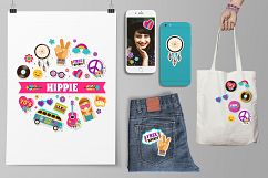 Hippie, 60&#039;s, Boho stickers, icons  Product Image 3