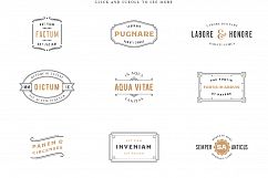 Vintage Label &amp; Logo Templates Product Image 1