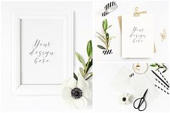 Olive &amp; anemone stock photos and mock-ups bundle Product Image 3