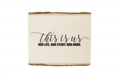 This is us SVG This is us Our Life Our Story Our Home SVG Product Image 2