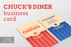 Local Diner Business Card Templates Product Image 4