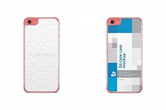 Apple iPhone 5C 2d Clear Mobile Case Design Mockup 2013 Product Image 1
