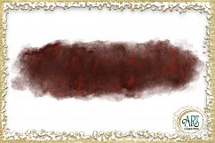 Sangria Wine Burgundy  Brush Strokes Clipart Autumn Golden Glitter  24 PNG - transparent background images Product Image 11