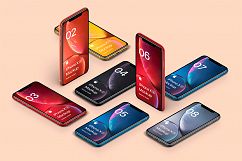 iPhone XR 20 Mockups Scenes 5K - PSD Product Image 4