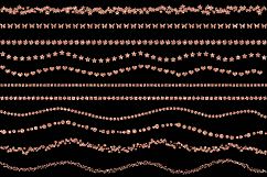 Rose Gold Glitter Confetti Borders Product Image 3