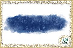 Blue Glitter Digital Clipart Brush Stroke - 24 of beautiful PNG files Product Image 11