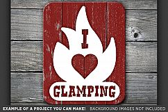 I Love Glamping SVG - Glamper Decor SVG - 800 Product Image 2