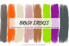 Halloween Brush Strokes, Digital Brush Strokes Product Image 1