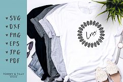 Wreath Bundle - SVG DXF PNG EPS JPG PDF Cutting File Product Image 6