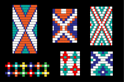 Seamless Tribal Bead Patterns Product Image 4