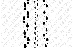 Family Footsteps SVG file for Silhouette Cameo and Cricut. Family Footsteps clipart PNG included. Footprint svg, Mom dad and baby svg. Product Image 1