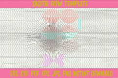 Scalloped Hair Bow Twin Set Template. Product Image 2