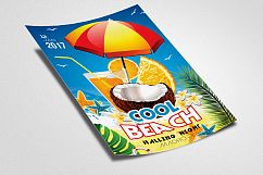 Summer Beach Cocktail Flyer Product Image 2