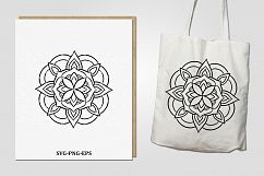 36 hand drawn mandalas. EPS, PNG, SVG Designs Product Image 5