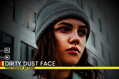 Dirty Dust Face Photoshop Actions Product Image 3