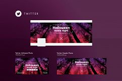 Halloween Movie Night Design Templates Bundle Product Image 10