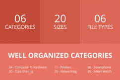 145 Hardware Line Multicolor B/G Icons Product Image 3