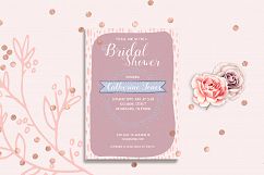 Bridal Shower Point Invitation Card Template Product Image 1