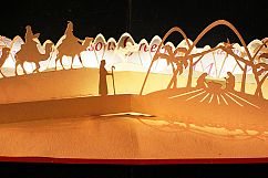 Nativity scene modern pop up card Product Image 1