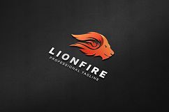 Lion Fire Logo Template Product Image 1