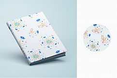 Butterflies and Crystals Seamless Patterns Bundle Product Image 5