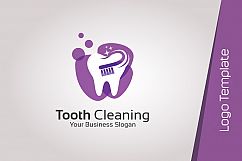 Dental Logo Template - Tooth Cleaning Product Image 4