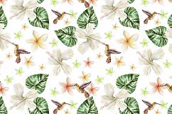 Hand Drawn watercolor TROPICS Product Image 8