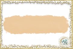 Apricot Peach Glitter Brush Strokes 24 PNG clipart Splashes  Product Image 3