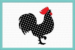 Rooster svg, Chicken SVG, Rooster monogram svg, SVG file Product Image 3