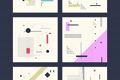 Set of geometric backgrounds Product Image 7