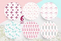 Spring vector lettering &amp; floral greeting card Product Image 11