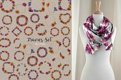 African daisy PNG watercolor design set Product Image 8