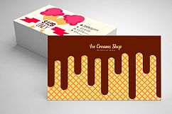 Ice Cream Business Card Template Product Image 1
