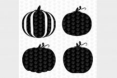 Halloween Bundle - 4 Pumpkin SVG EPS DXF PNG Cutting Files Product Image 3