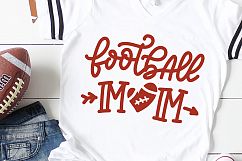 Football Mom Svg, Football Svg Cutting Files Product Image 1