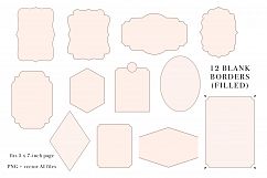 Floral Borders Watercolor Set Product Image 6