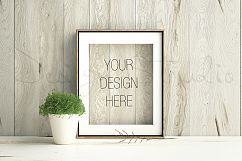 Styled Stock Photography, Frame Mockup, Gold Frame mockup, Styled Photography Mockup, stock photo Product Image 1