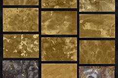 100 Luxury Black&amp;Gold Ink Textures Product Image 5
