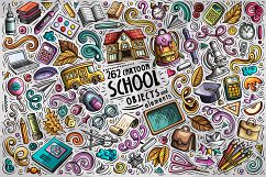 School Cartoon Objects Set Product Image 1