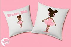 Ballerina sisters, ballerina friends, ballet clipart, graphics and illustrations AMB-2264 Product Image 3