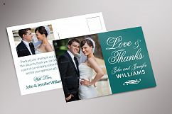 Wedding Invitation Post Card Product Image 1