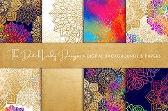 Mandala Pattern Scrapbook Papers Product Image 1