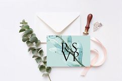 Green Leaves - Wedding Invitation Suite Ac.5 Product Image 4