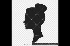 100 Silhouette Bridal Portrait Clip Arts, Antique, Wedding Product Image 3